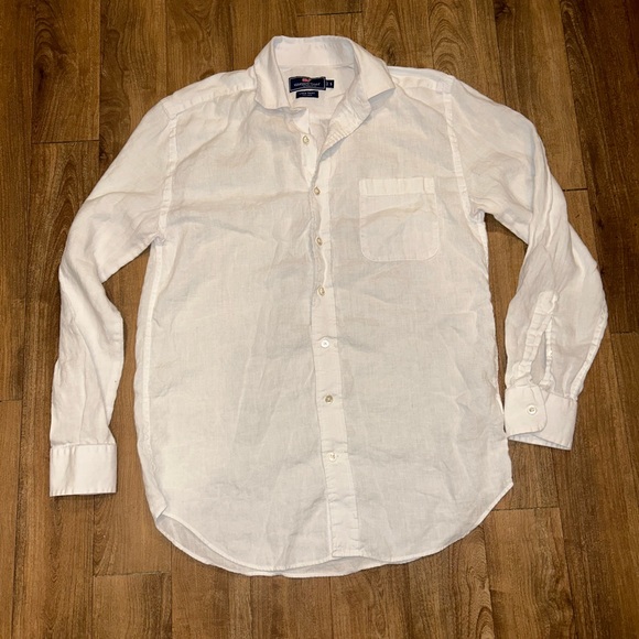 Vineyard Vines Other - Vineyard Vines Men's Classic Linen Spread Collar Shirt | Small